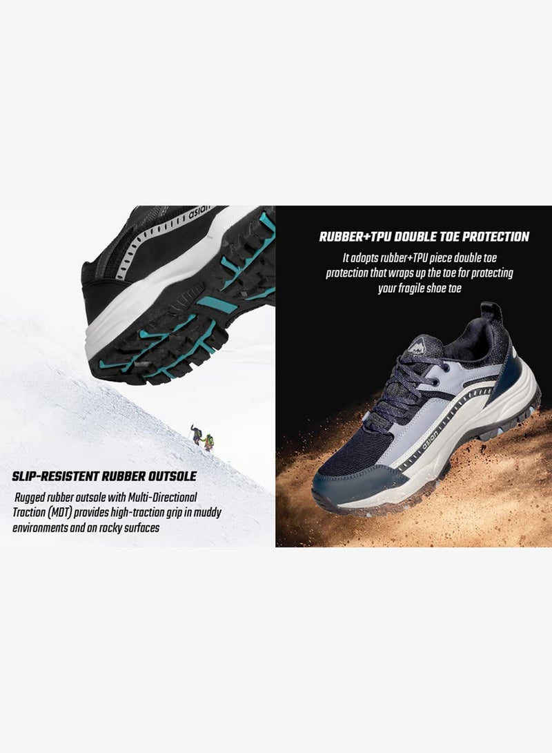 Asian Dark Grey Sneakers for Men and Boys - Image 5