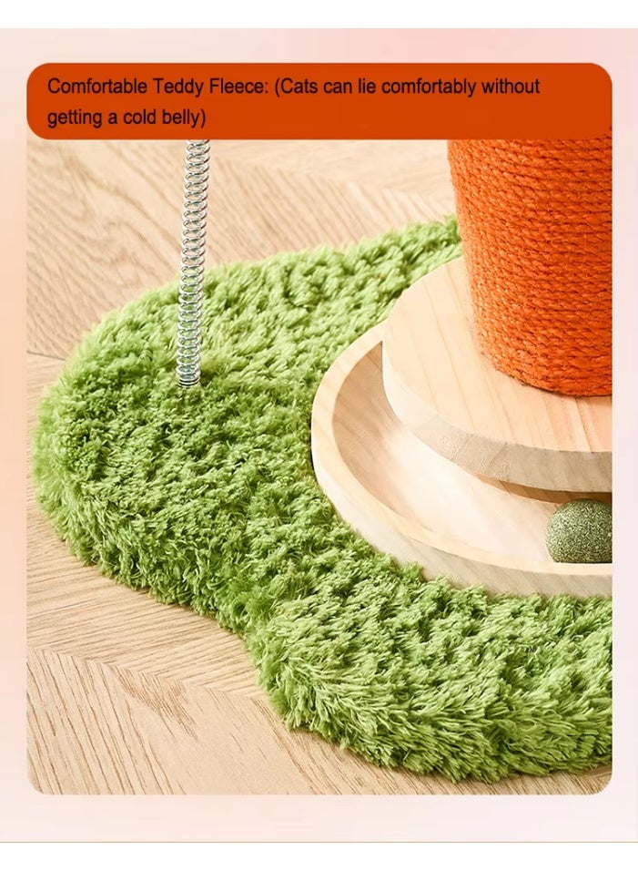 A.M Cat Scratching Post Scratch Post Cute Vertical Scratcher for Cat and Kittens - Image 4