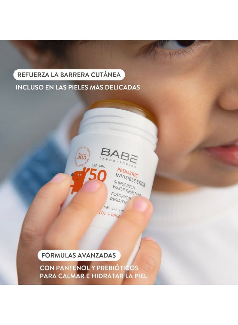 Babe Laboratorios Babé Pediatric Invisible Stick SPF50 Sunscreen Water Resistant 30g - Image 3