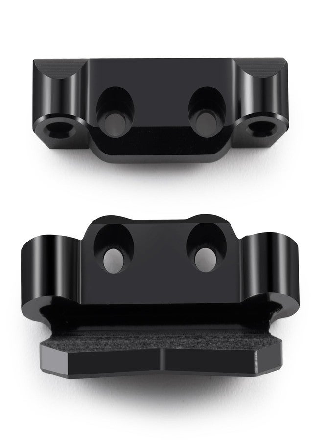 JGGZONE Aluminum Rear Suspension Arm Mount Fixing Arm Rear Pin Mounts Set Compatible with LOSI 1/24 Micro-B 2WD Buggy Upgrade Parts - Black - Image 4