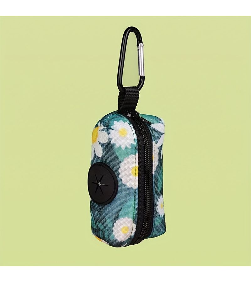 1pc Fashion Dog Poop Bag Holder for Leash Attachment Chuju Color - Image 1