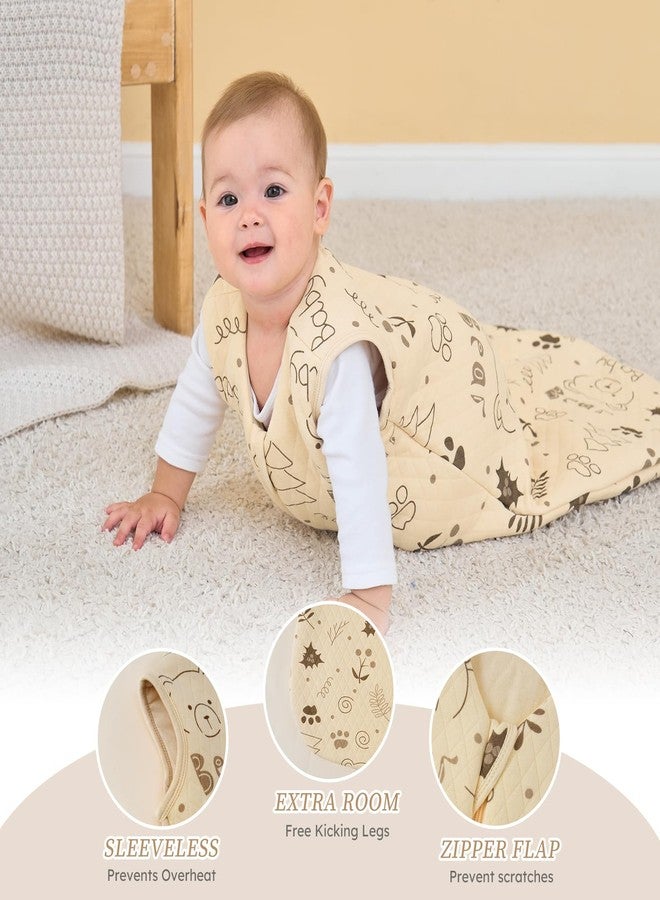 Looxii Baby Wearable Blanket Sleep Sack 18-24 Months 2.5 TOG Cotton Quilted Toddler Sleeping Sack 2-Way Zipper Warm for Winter - Image 4