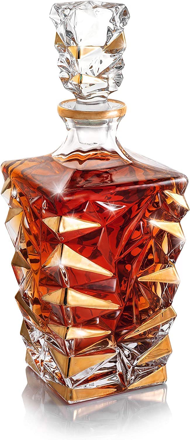 NeWine Newine Decanter for Whiskey, Wine, Alcohol, Rum, Scotch, Liquor, 850 ml, Transparent, Pack of 1, Large Decanter  - Image 4