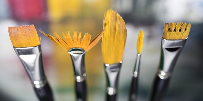 Derwent Technique Brush Set with 6 Assorted Brush Designs - Image 3