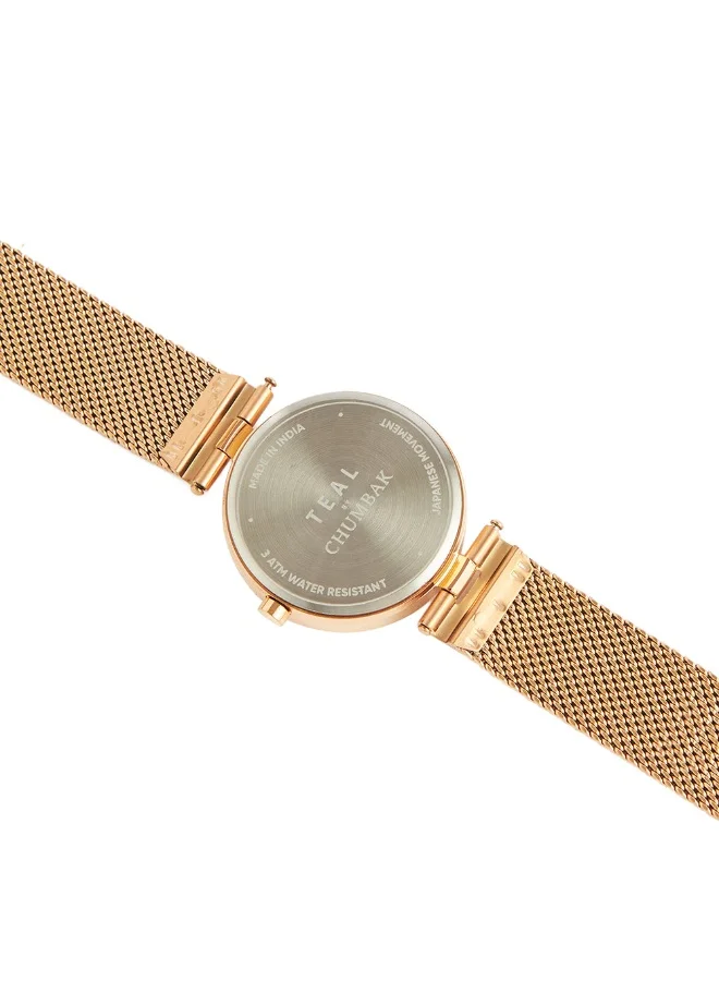 Chumbak TEAL BY CHUMBAK Round Dial Analog Hand Watch for Women