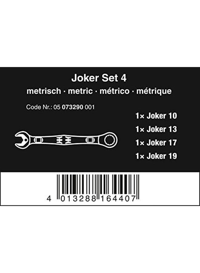 Wera Joker 4Pc Metric Ratcheting Combination Wrench Set One Size - Image 2