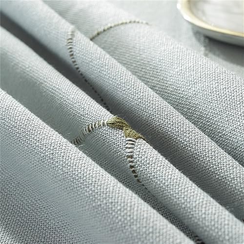Utobanh Simple Bedside Table Tassel Cover Cloth, Tablecloth Cover Towel, Suitable for Bedside Table TV Microwave Washing Machine Refrigerator Dust Cover (Gray Green, 15.7 * 35.4 inches) - Image 4