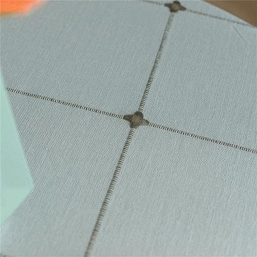 Utobanh Simple Bedside Table Tassel Cover Cloth, Tablecloth Cover Towel, Suitable for Bedside Table TV Microwave Washing Machine Refrigerator Dust Cover (Gray Green, 15.7 * 35.4 inches) - Image 3