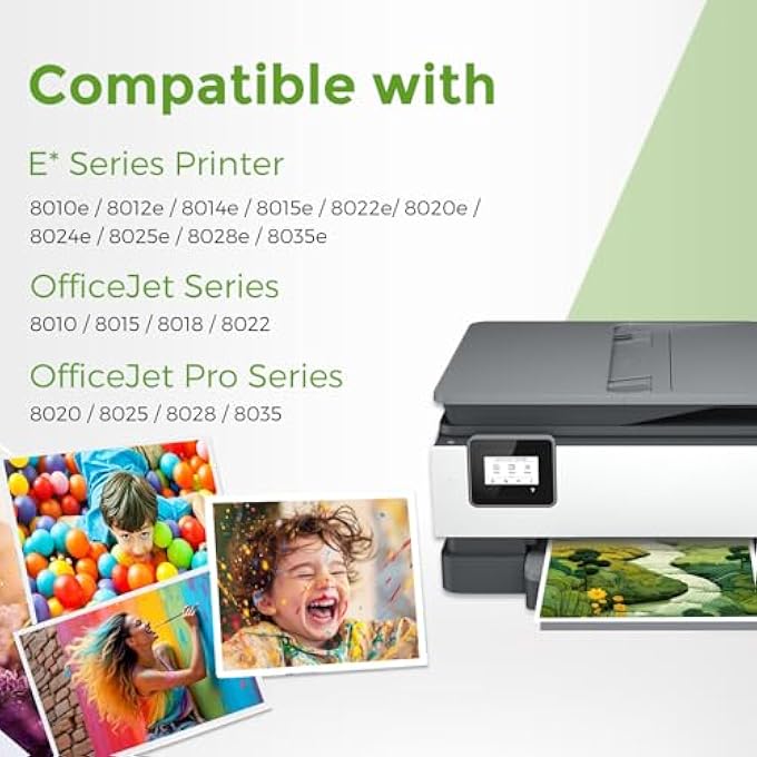 910XL INK CARTRIDGES COMBO PACK REPLACEMENT FOR HP 910 BLACK AND 910XL COLOR INK CARTRIDGES HP910 XL HP910XL FOR 8015E 8025E 8022E 8028E 8035E 8020 8035 8028 8025 PRINTER(BK/C/M/Y,4 PACK) - Image 3