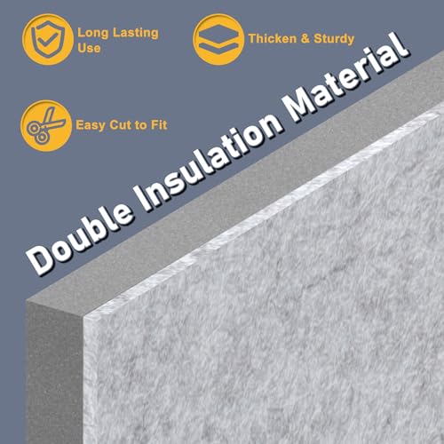 Flamorrow Insulated Foam Panels for Portable AC Window Seal Kit, Sturdy & Thick Air Conditioner Insulating Panel, Adjustable AC Window Seal Panels for Seal Heat, Fill Gap, Reduce Noise, 3 Pack - Image 5