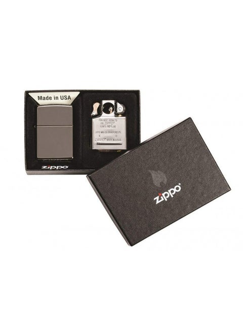 Zippo Black Ice Lighter & Pipe Insert