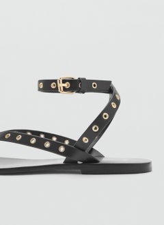 MANGO Die-Cut Straps Sandals  - Image 3