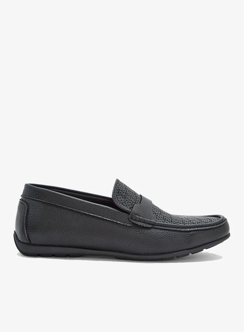 Textured Formal Loafers