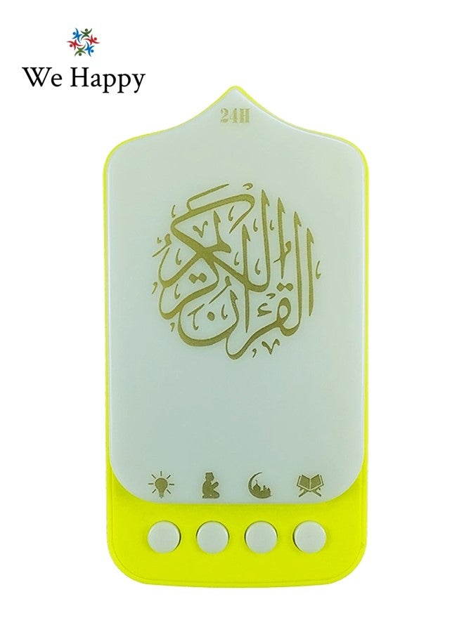 We Happy Portable Quran Speaker Light - Recitation Muslim Prayers Reader for Living Room, 24H Non Stop Playback Quran Surahs, Ayaht, Zikars, and Duas, Ramadan Gift - Image 2