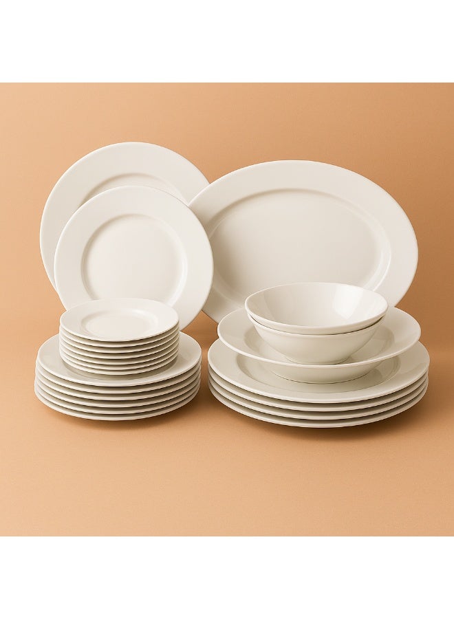 Dania 32 Pieces Pure Porcelain Dinner Set Suitable for 6 People - Image 2