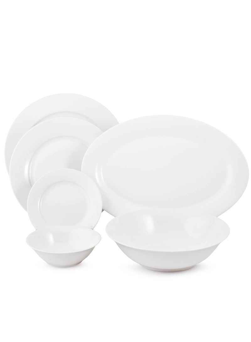 Dania 32 Pieces Pure Porcelain Dinner Set Suitable for 6 People - Image 3