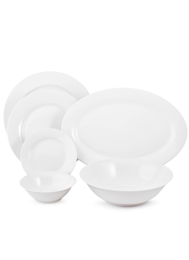Dania 32 Pieces Pure Porcelain Dinner Set Suitable for 6 People  - Image 1