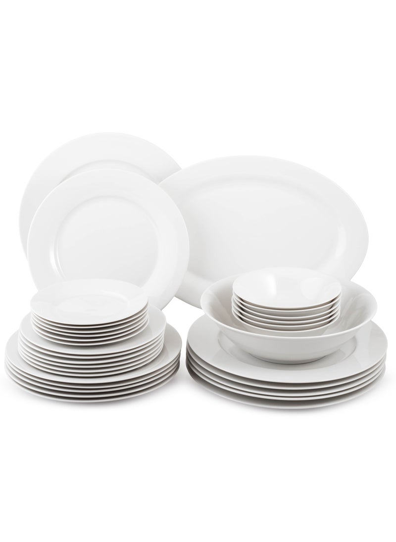 Dania 32 Pieces Pure Porcelain Dinner Set Suitable for 6 People  - Image 5