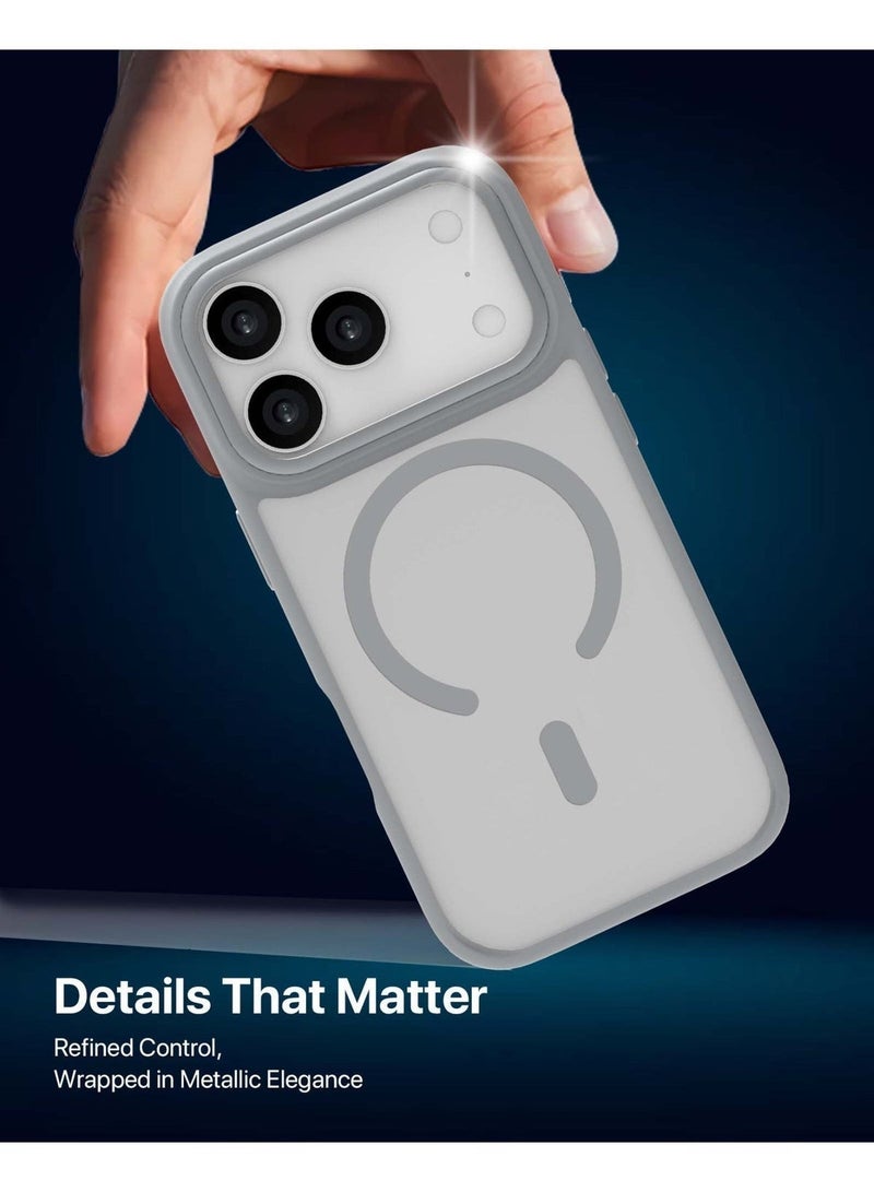 Fuxin iPhone 17 Pro 360° Rotatable Ring Stand Case Pristine Black, MagSafe Compatible, Multi-Angle Viewing, N52 Magnet, Military Grade Drop Protection, Precision Fit, Enhanced Button/Port Access Hands-Viewing, Raised Edge, Sleek & Lightweight, Infinyty  Lite - Image 4
