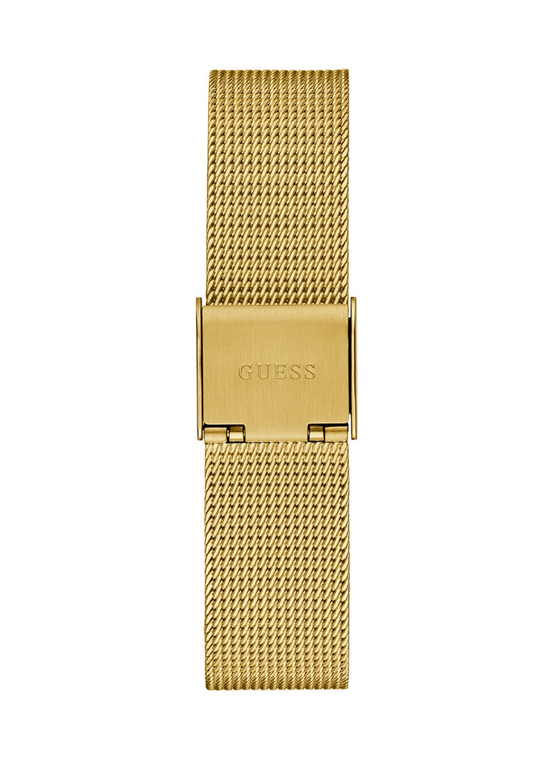 GUESS ساعة يد أنالوج ذهبية نسائية من غس - GW0508L2  - Image 5