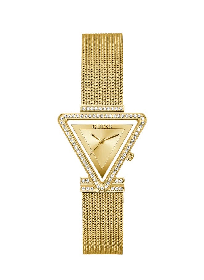 GUESS ساعة يد أنالوج ذهبية نسائية من غس - GW0508L2  - Image 1