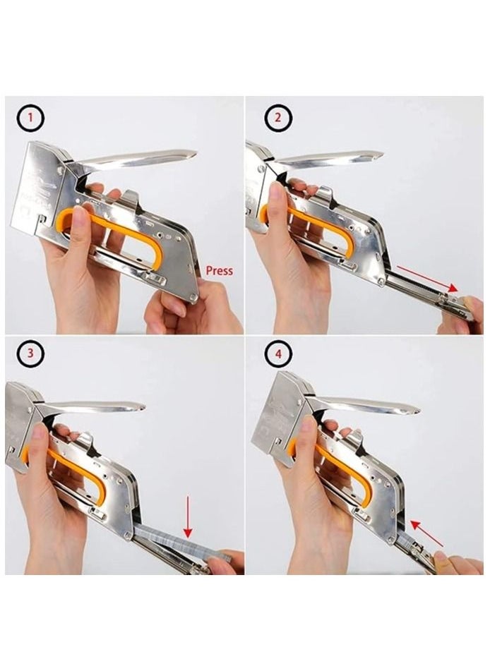 Stainless Steel Hand Staple Gun For Upholstery, Furniture, Material Repair, Carpentry