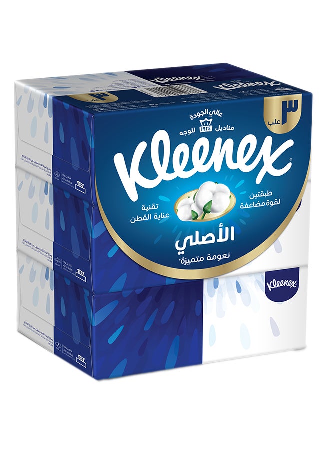 كلينيكس منديل وجه أصلي ١٥٢ منديل عبوة من 3 قطع  - Image 2