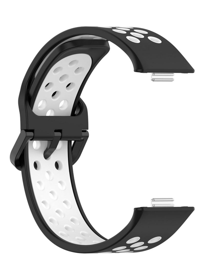 For Huawei Watch FIT 3 Sport Band Silicone Waterproof Breathable Strap Shockproof TPU Material Slim Case Fashionable Smartwatch Belt for Men Women  - Image 4