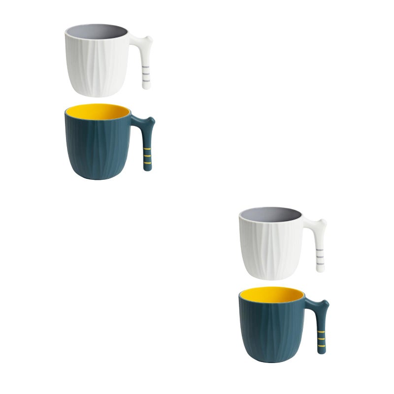 4 pcs Portable Toothbrush Cups Wash Gargle Cups Toothbrush Storage Cups - Image 1