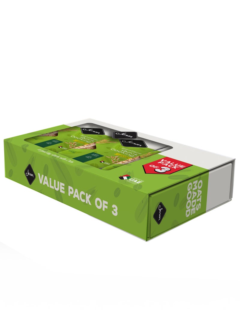 Jenan Quick Cooking Oat Flakes 500gm Pack Of 3 - Image 2