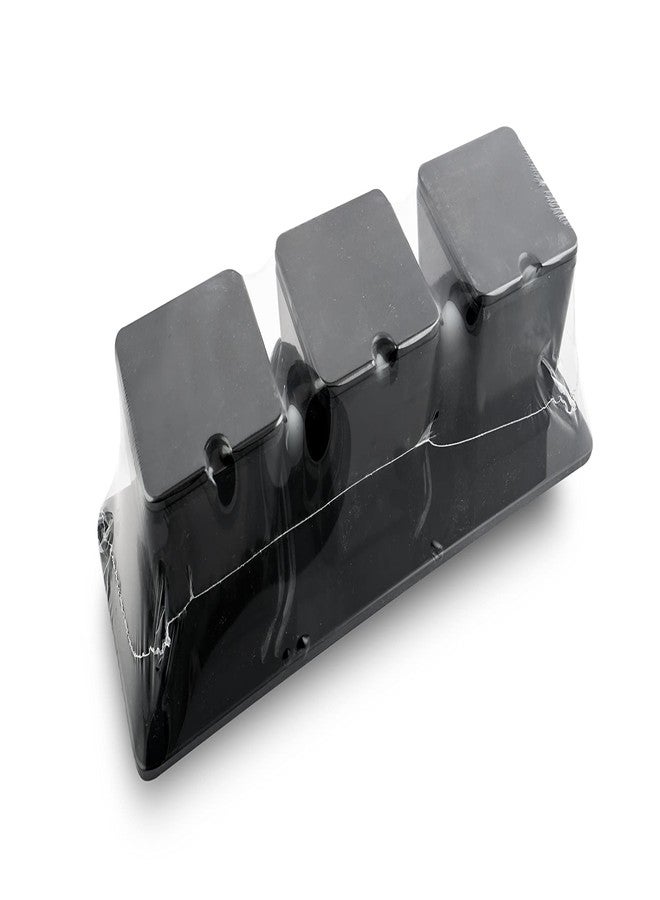 Superware | Pure Melamine | Condiment Set - Black (10 pcs.) | Stain Free, Glazed Finish - Image 3