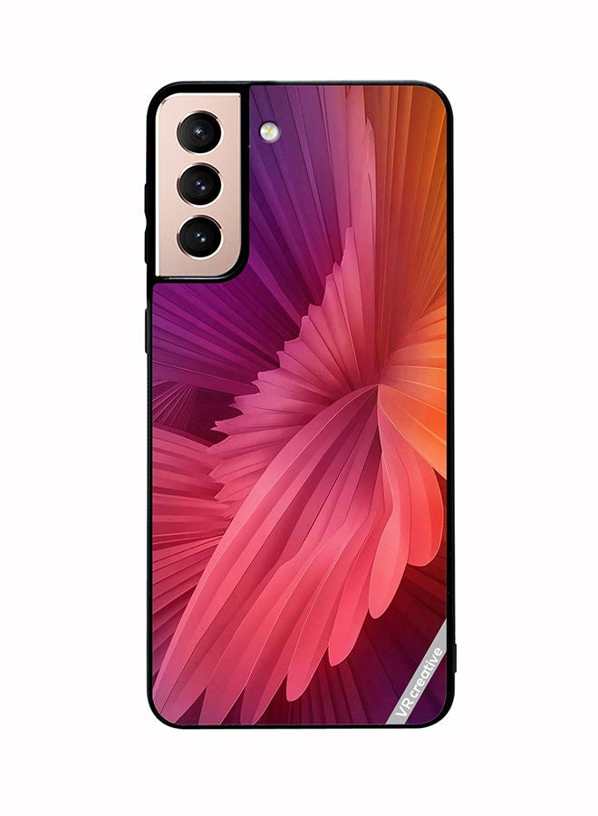 VR CREATIVE Protective Case Cover For Samsung Galaxy S21 Plus 5G Flower Design Multicolour - Image 1