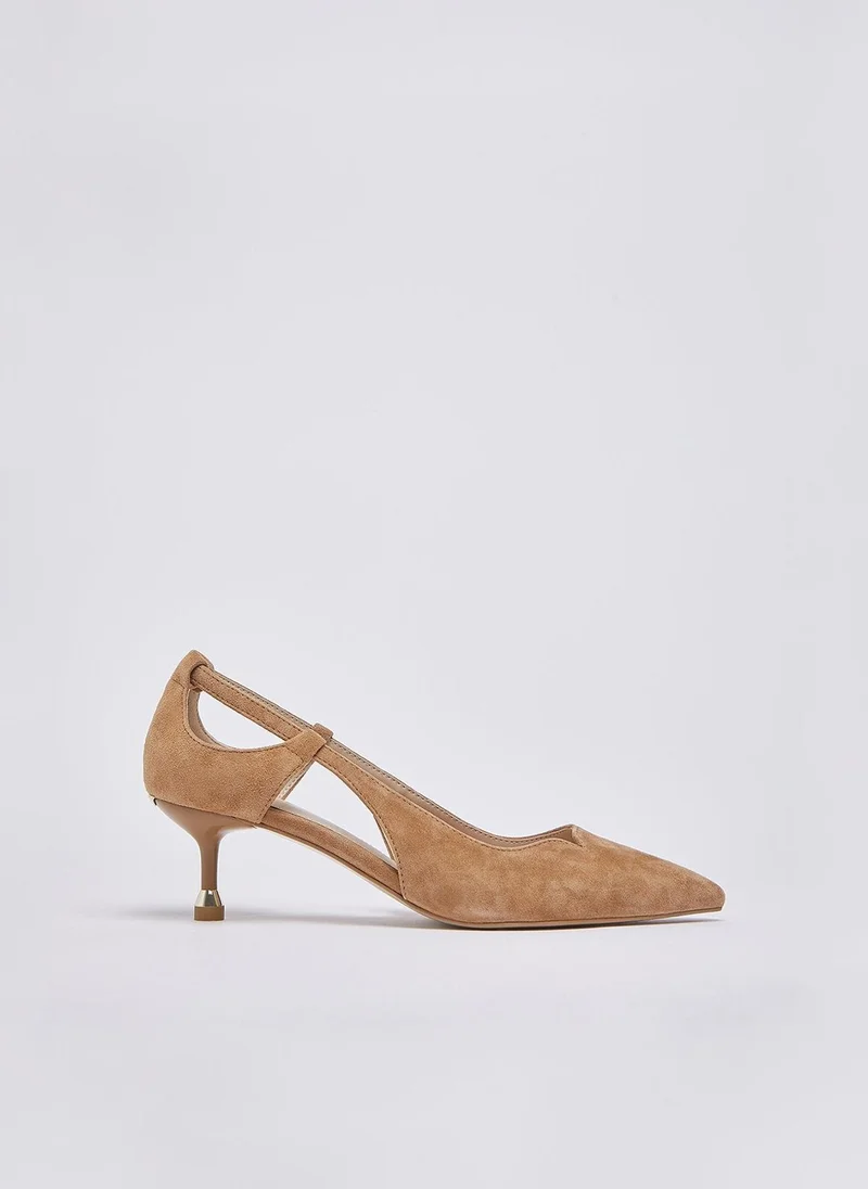 ليو جو Suede Pumps