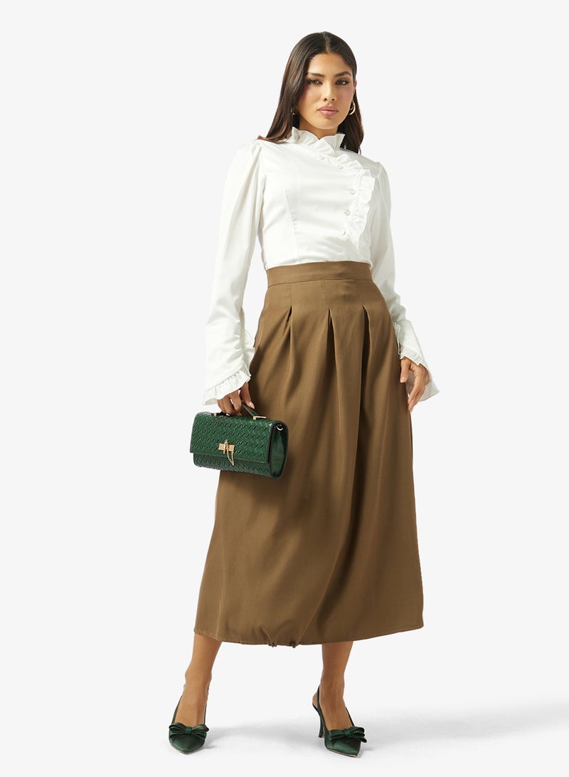 Khizana Box Pleat Skirt - Image 2