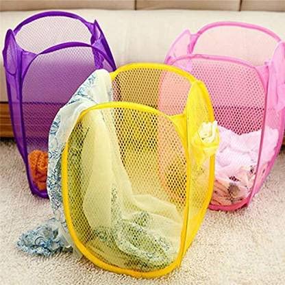 BB BACKBENCHERS Heavy Duty Laundry Basket | Large Round Collapsible Storage Hamper | for Blankets, Toys & Laundry | Foldable Home Organizer for Dorm, Apartment | Blue - Image 4