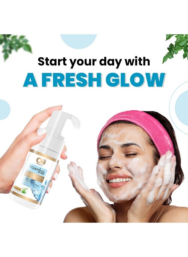 CO Beauty 1% Salicylic Acid,1% Glycolic Acid Foaming Face Wash For Remove Excess Oil, Oily Skin | Face Cleanser For Acne Or Pimples | Men & Women-100Ml - Image 4