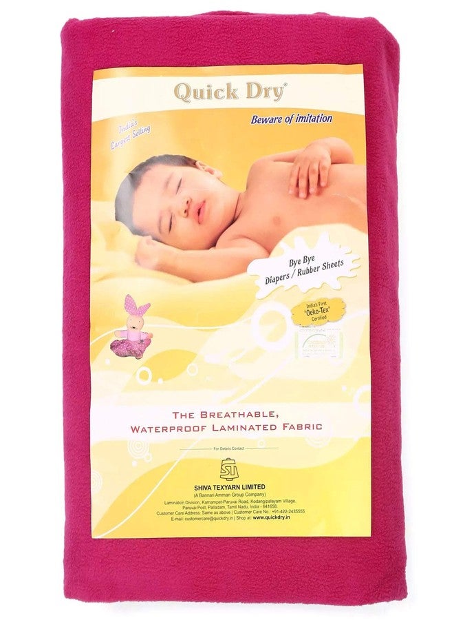 Quick Dry Baby Bed Protector (Large, Orchid) - Image 3