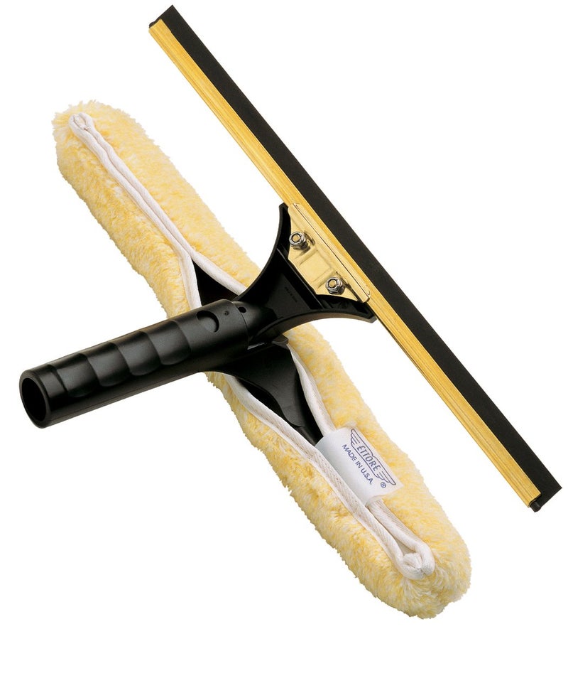 Ettore 71180 Backflip Window Squeegee 18 Inch Gold Black