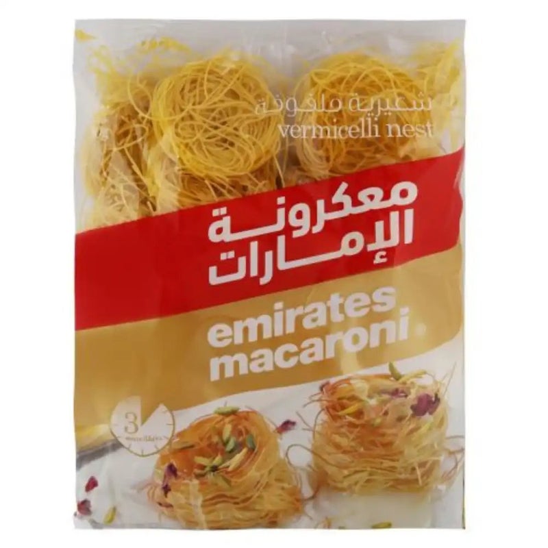 Emirates Macaroni Dry Pasta Ready To Cook Vermicelli Nest- 300gms