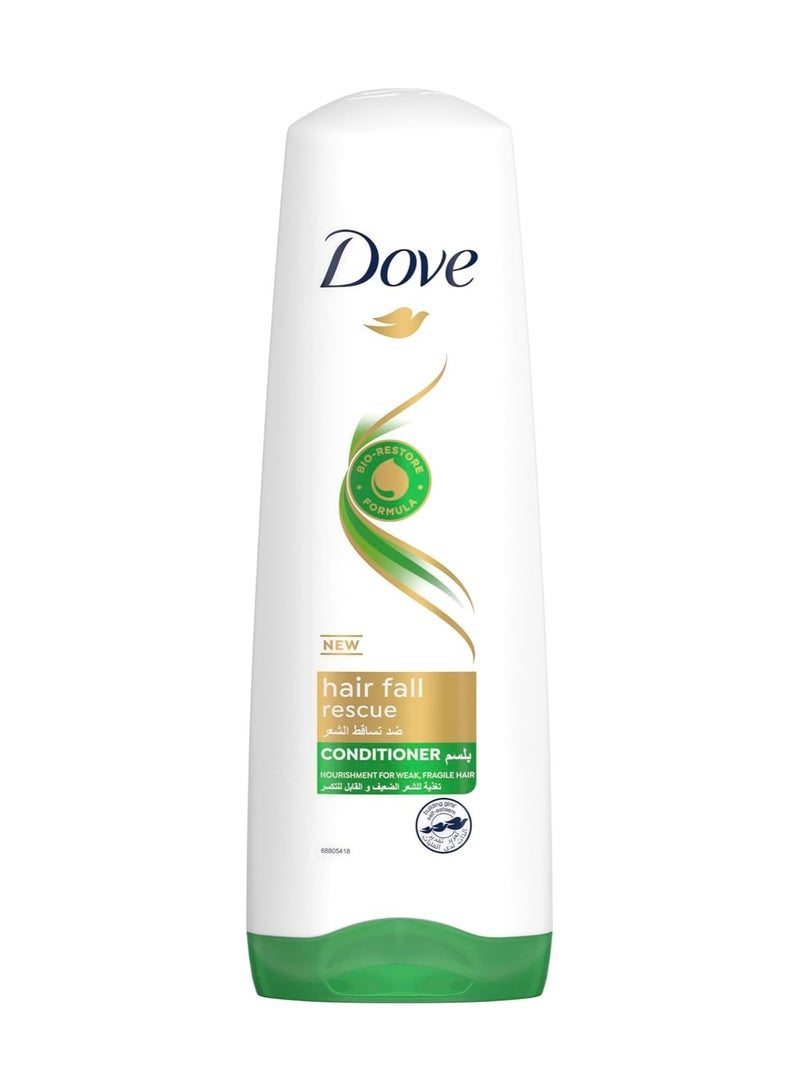 دوف بلسم دوف للشعر الضعيف والهش، علاج تساقط الشعر، عناية مغذية لتساقط شعر أقل بنسبة تصل إلى 98%*، 350 مل