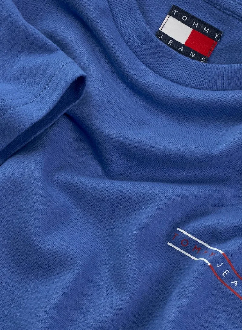 TOMMY JEANS Regular Fit Graphic Slub T-Shirt