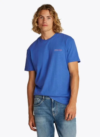 TOMMY JEANS Regular Fit Graphic Slub T-Shirt