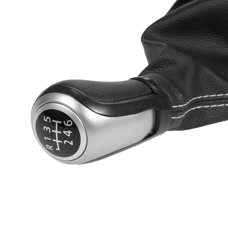 Gear Shift Knob Boot Cover: 6 Speed Black - Premium Durable Material Perfect Fit Easy Installation Replacement for Golf MK5 MK6 MK7 for Car Interior Upgrade - Image 3