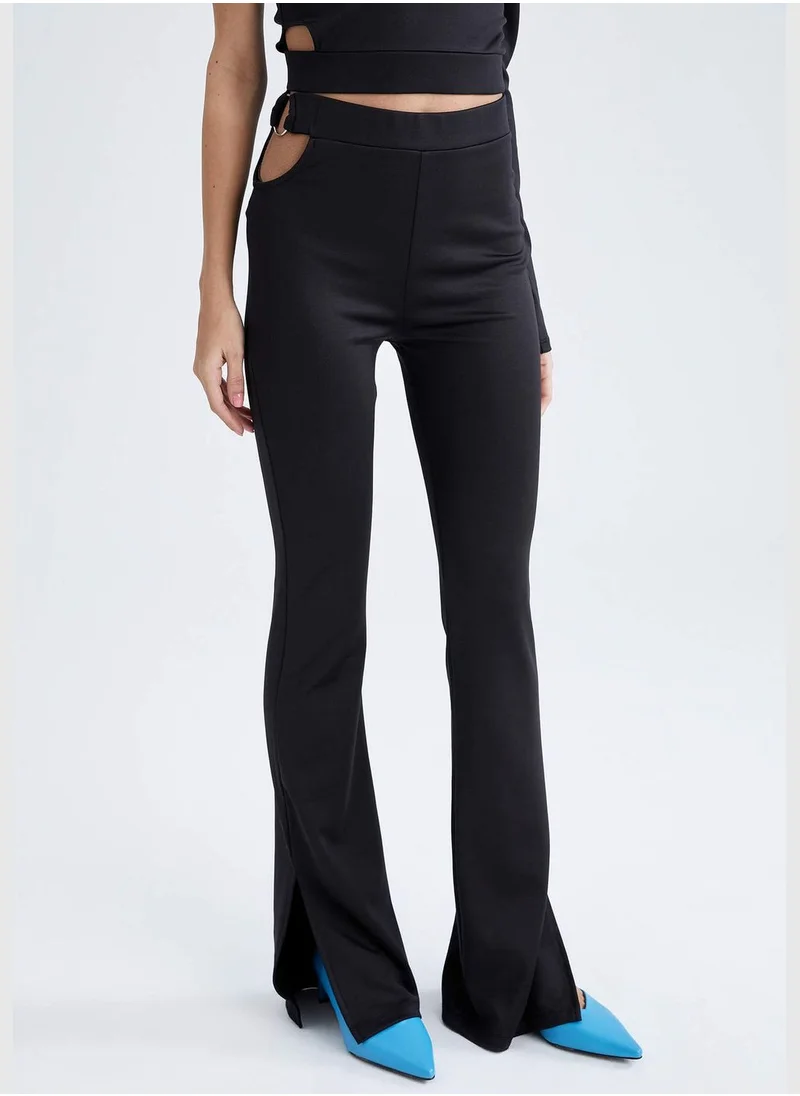ديفاكتو Cut Out Detail Side Split Culottes