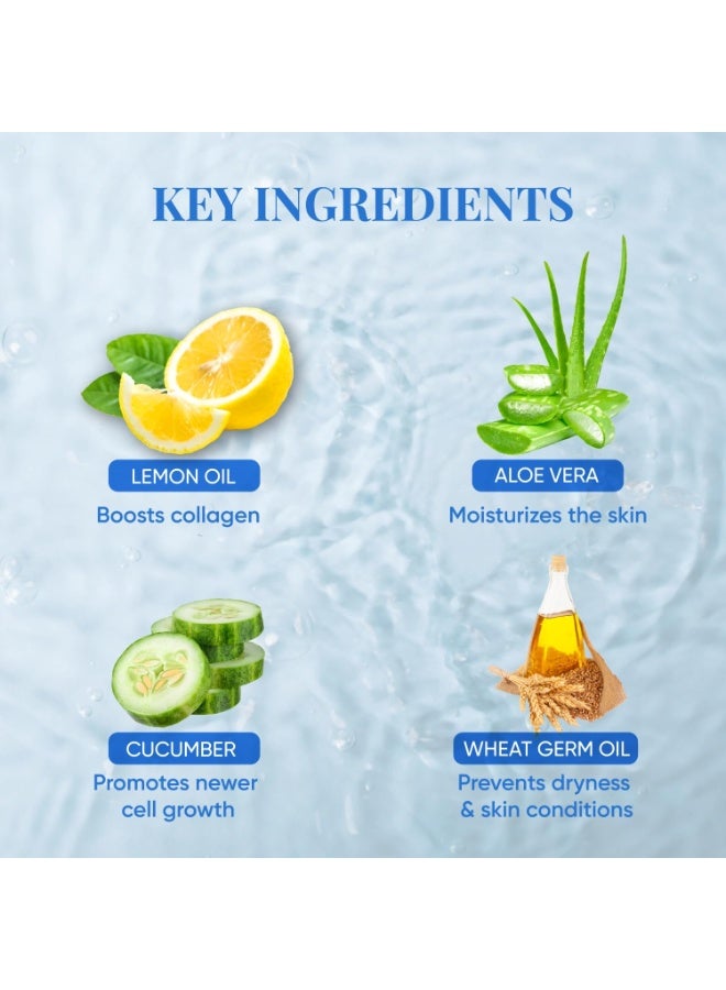 Ozone Perfect Skin Tone Face Wash For Men & Women | Ideal For All Skin Types Helps in Nourishing, Glowing & Moisturising The Skin | Enriched with Aloe Vera, Lemon & Cucumber -100 g (Pack of 1)  - Image 3