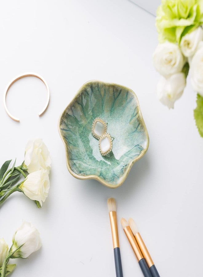 Mecaikru Ring Dish, Ceramic Trinket Tray, Small Dish for Jewelry, Key Bowl, Ring Tray for Jewelry, for Friends Sisters Daughter Mother - Image 2