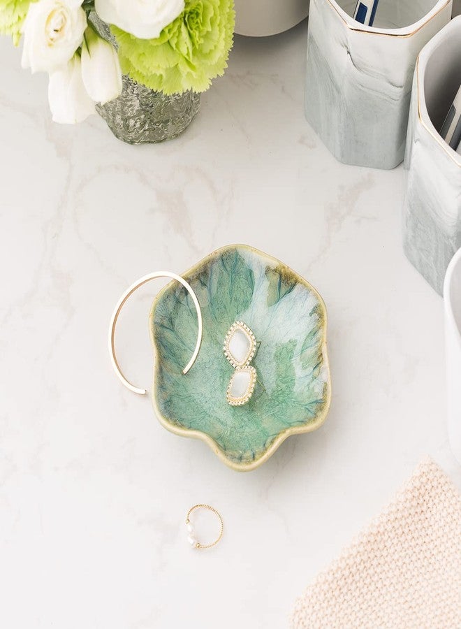 Mecaikru Ring Dish, Ceramic Trinket Tray, Small Dish for Jewelry, Key Bowl, Ring Tray for Jewelry, for Friends Sisters Daughter Mother - Image 4