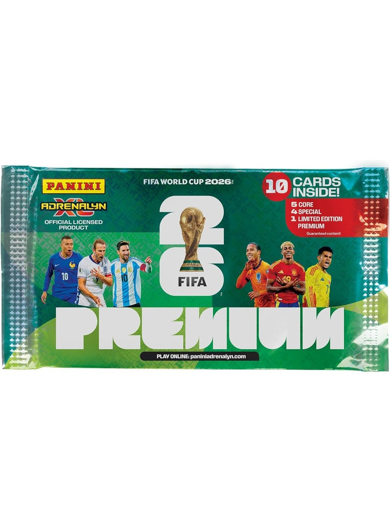 Panini Adrenalyn XL FIFA World Cup 2026 Official Trading Cards Collectible Football Card Game - Premium Box, Pack of 10 - Image 4