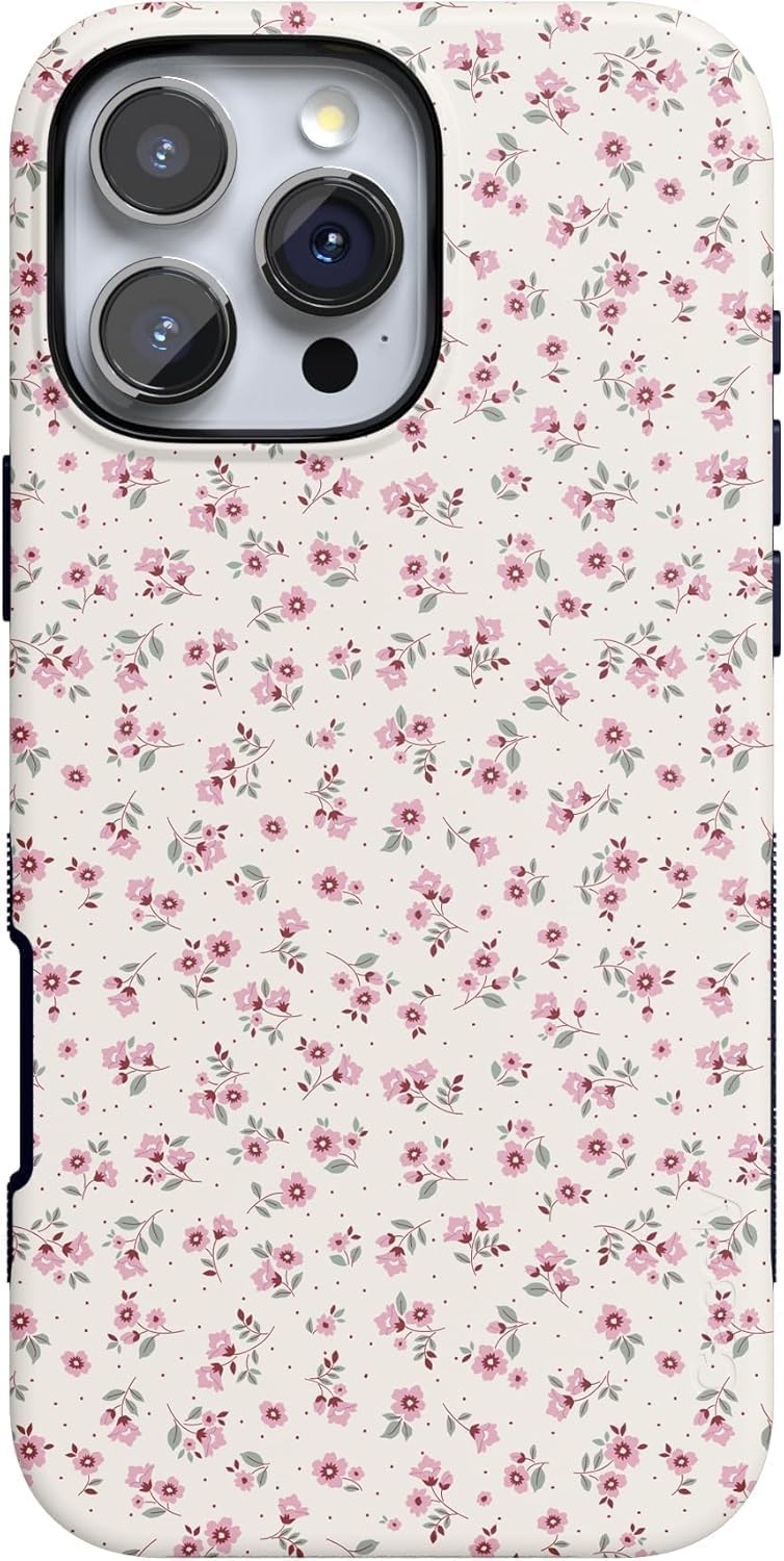 Casely iPhone 16 Pro Case | Cottage Charm | Cottagecore | Bold Protective Design | Compatible with MagSafe - Image 1