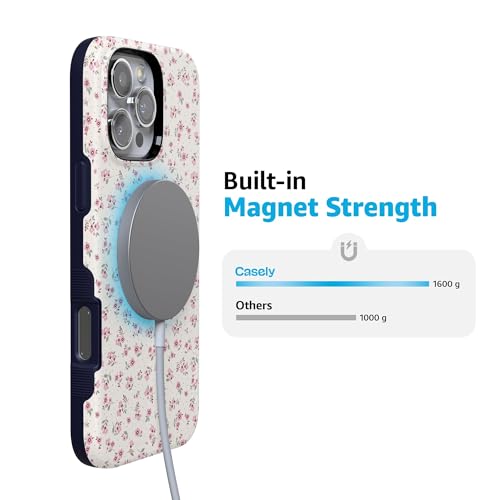 Casely iPhone 16 Pro Case | Cottage Charm | Cottagecore | Bold Protective Design | Compatible with MagSafe - Image 2